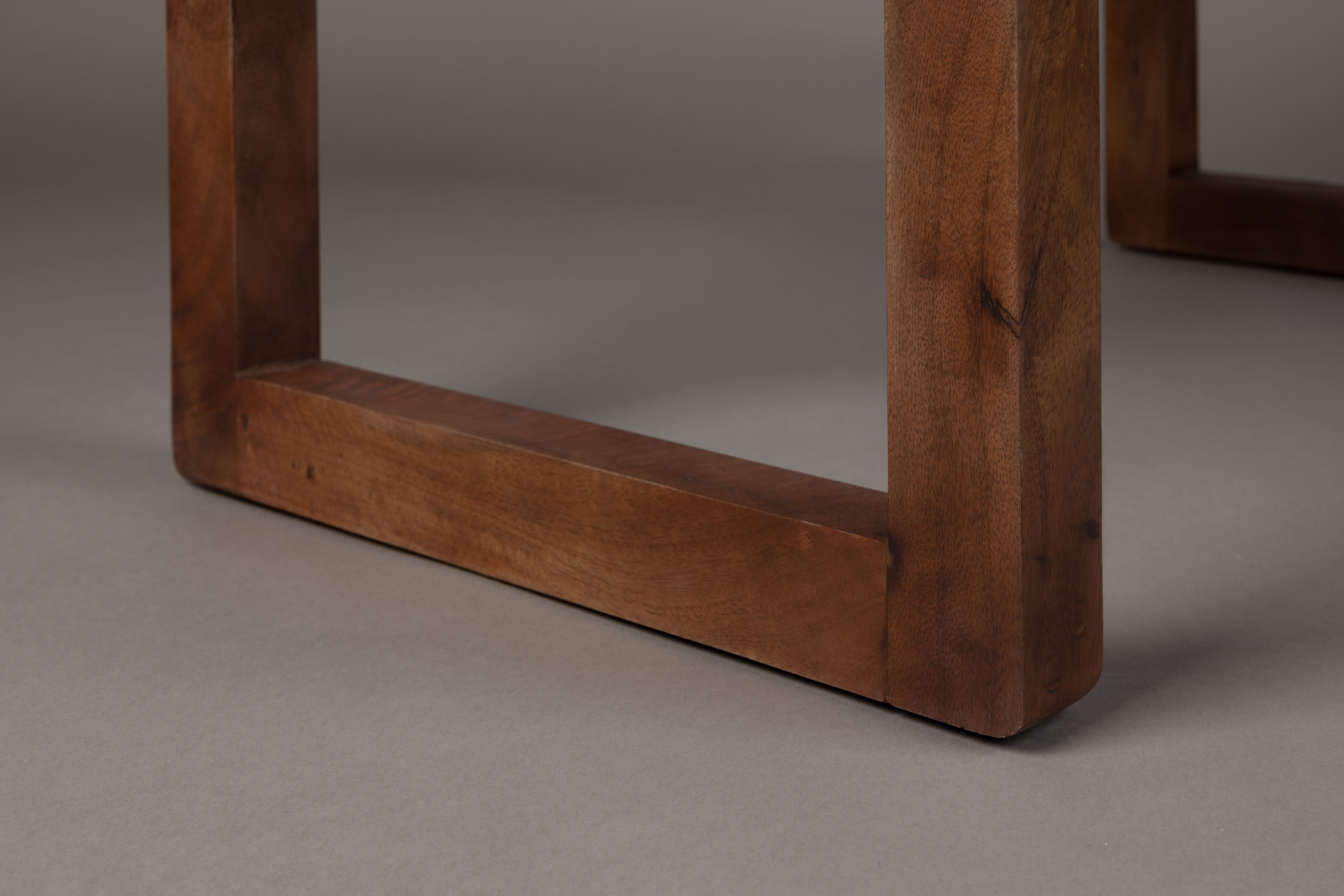 Dutchbone Yeskub Walnut Brown Wood Bench